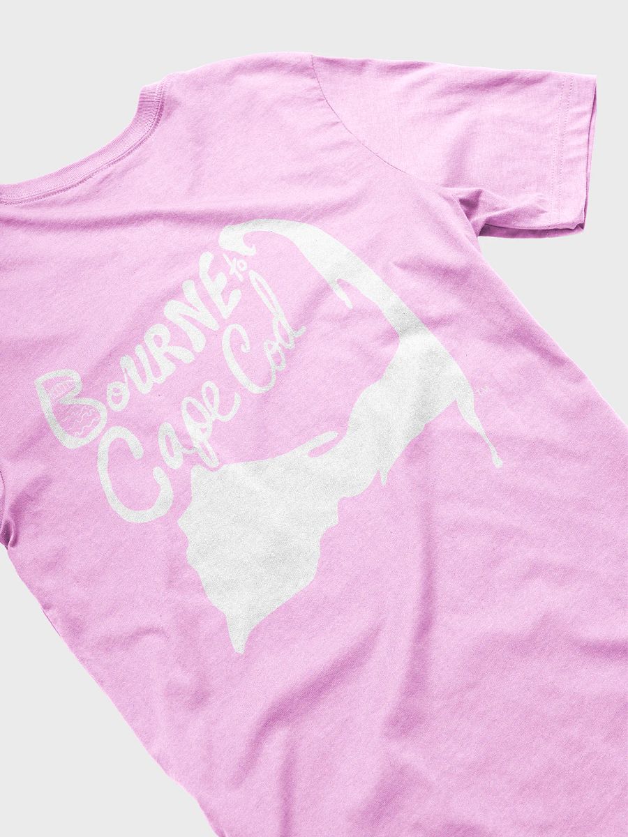 Women's | BOURNE to Cape Cod™ | Supersoft T-Shirt by Bella+Canvas | White Logo on Pastel Colors product image (33)