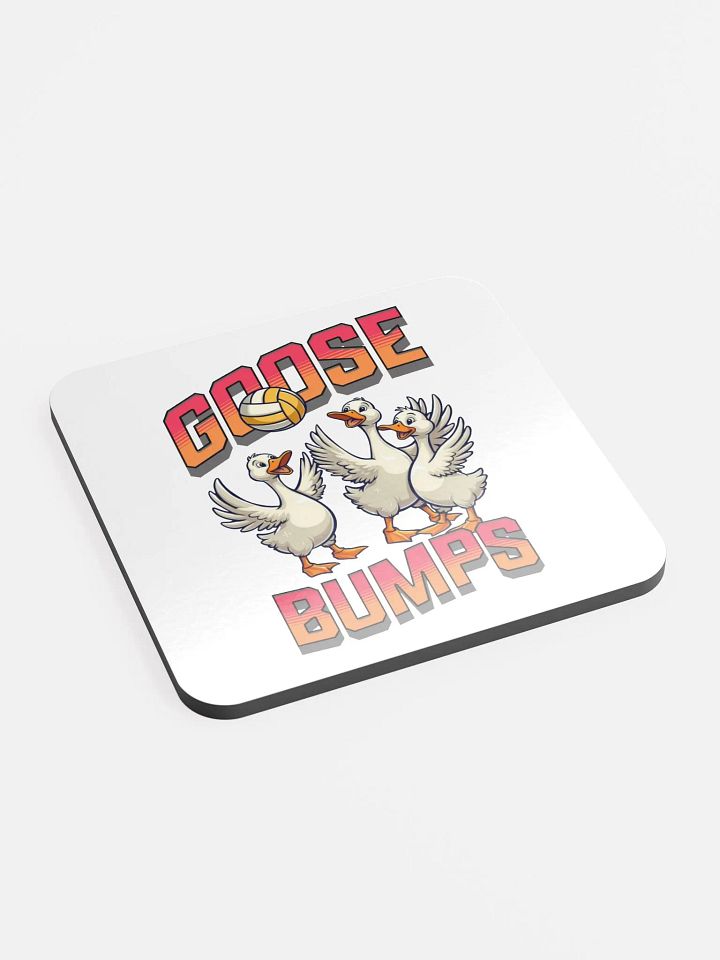 Goose Bumps Volleyball Glossed Cork Coaster product image (2)