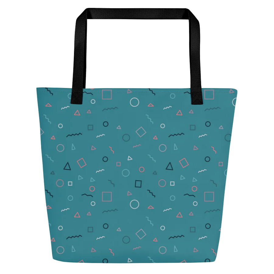 Turquoise Shapes Bag product image (1)