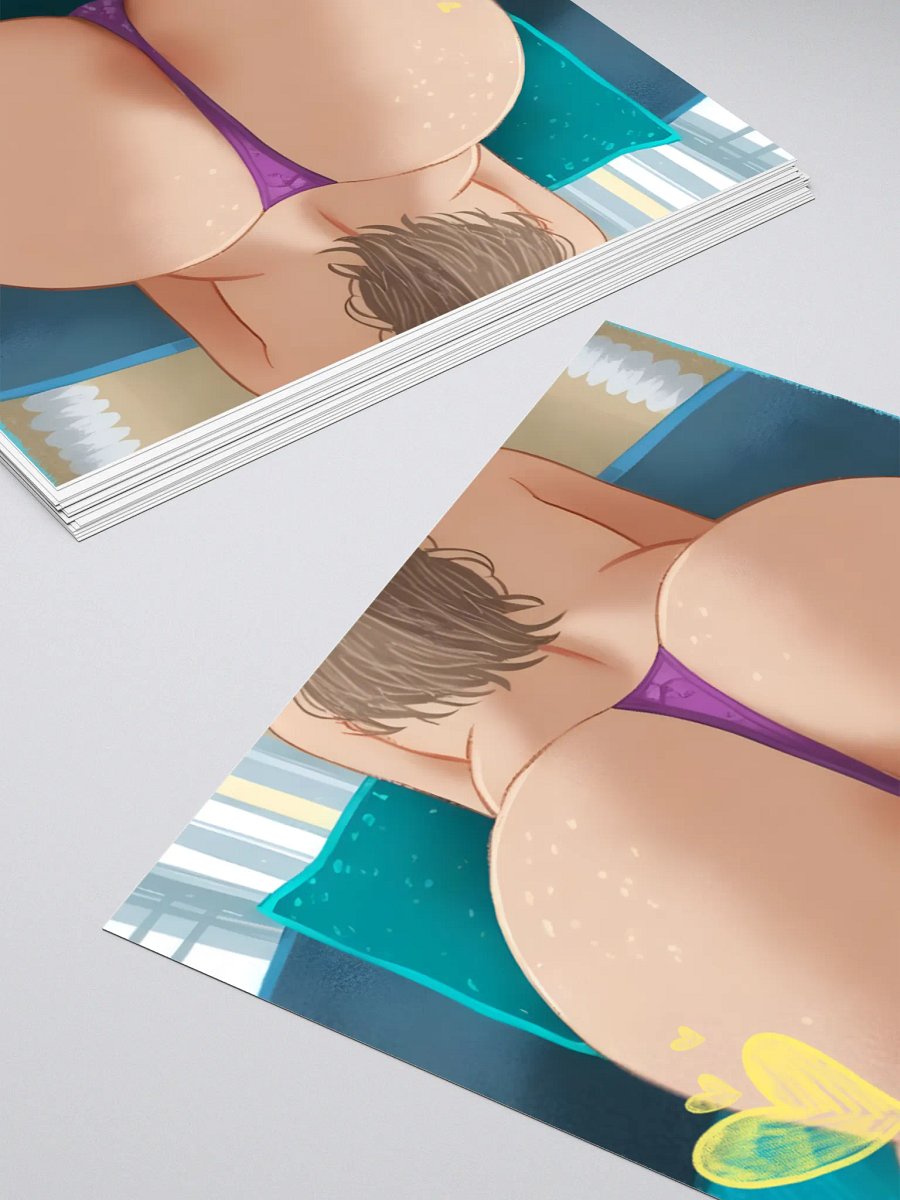 Booty Kiss-Cut Sticker product image (4)