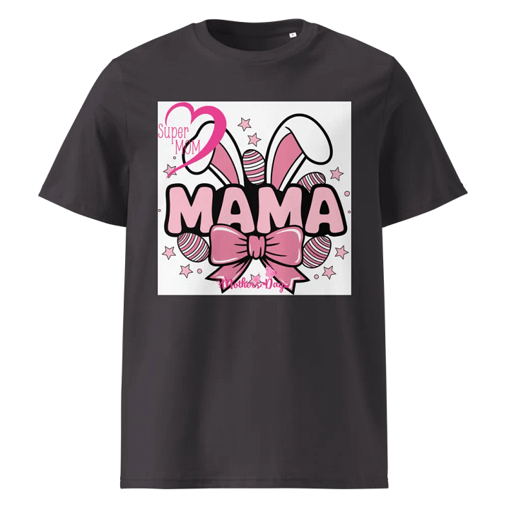 Woman T-Shirt Super Mama Mother's Day Organic Cotton T-Shirt product image (1)