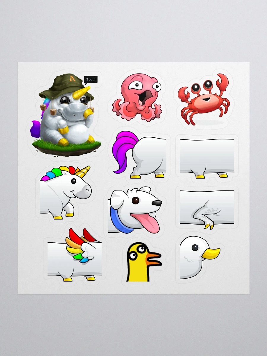 Emote stickers product image (1)