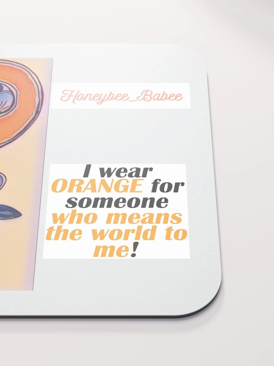 I wear orange mousepad product image (5)