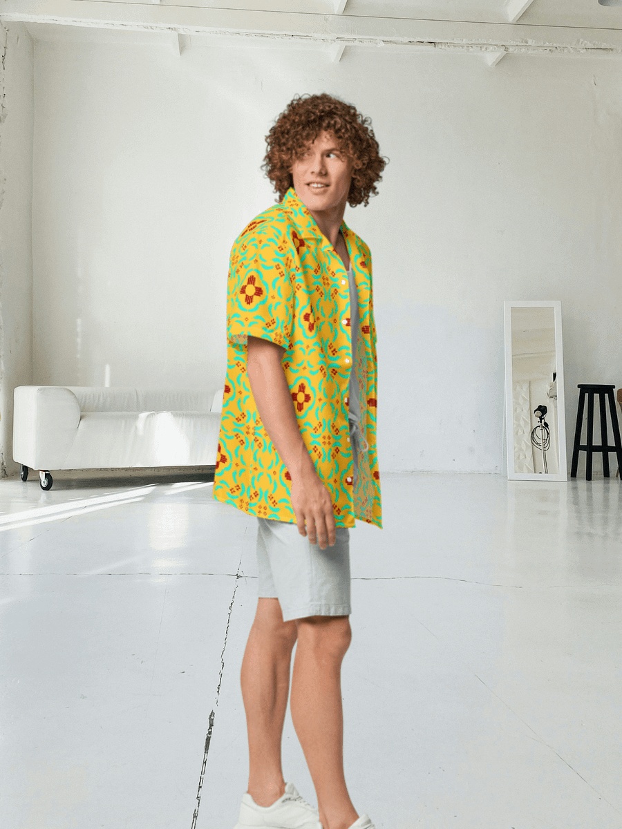New Mexico Zia Feather Hawaiian Shirt product image (4)