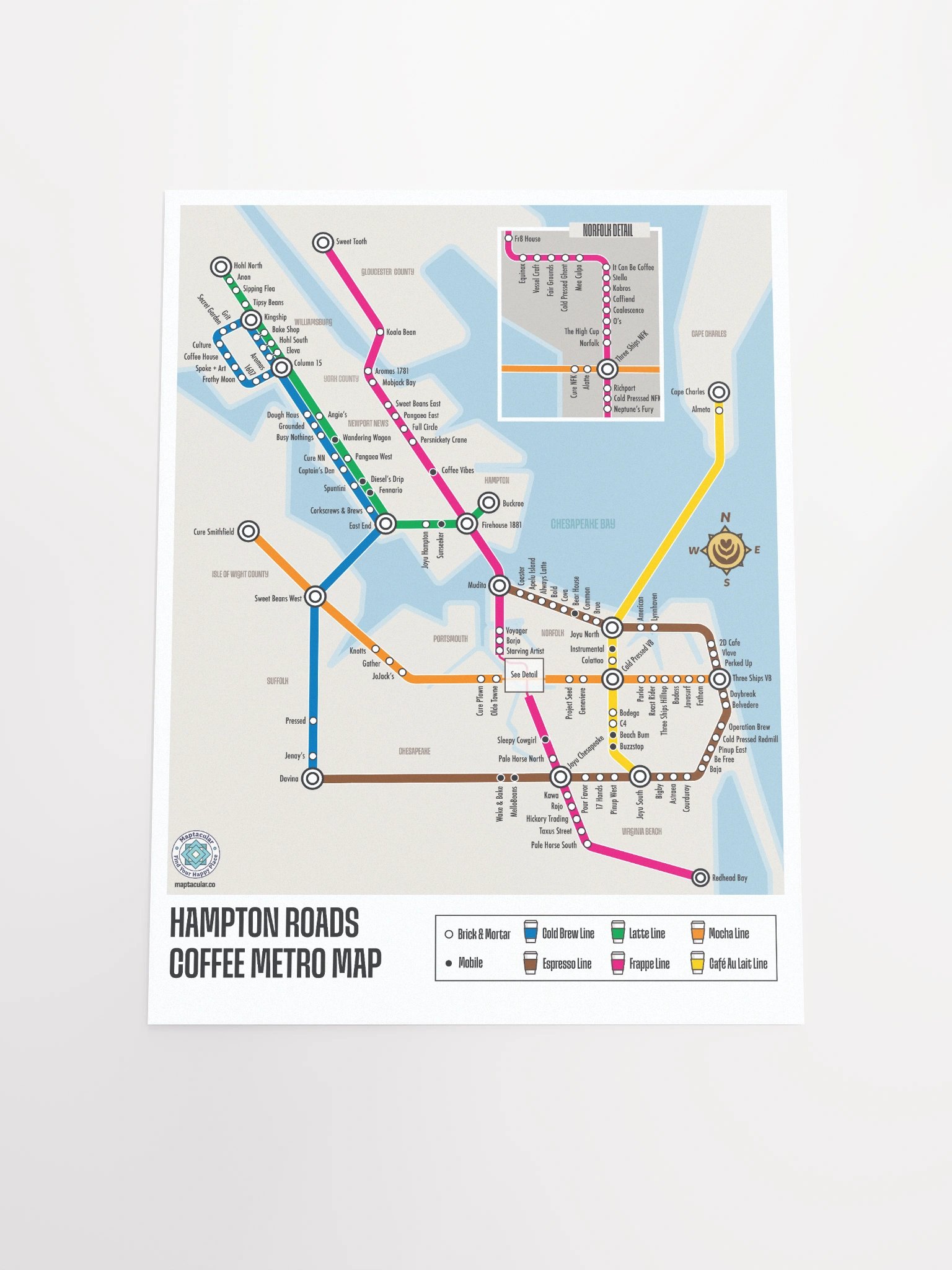 Hampton Roads Coffee Metro Poster product image (8)