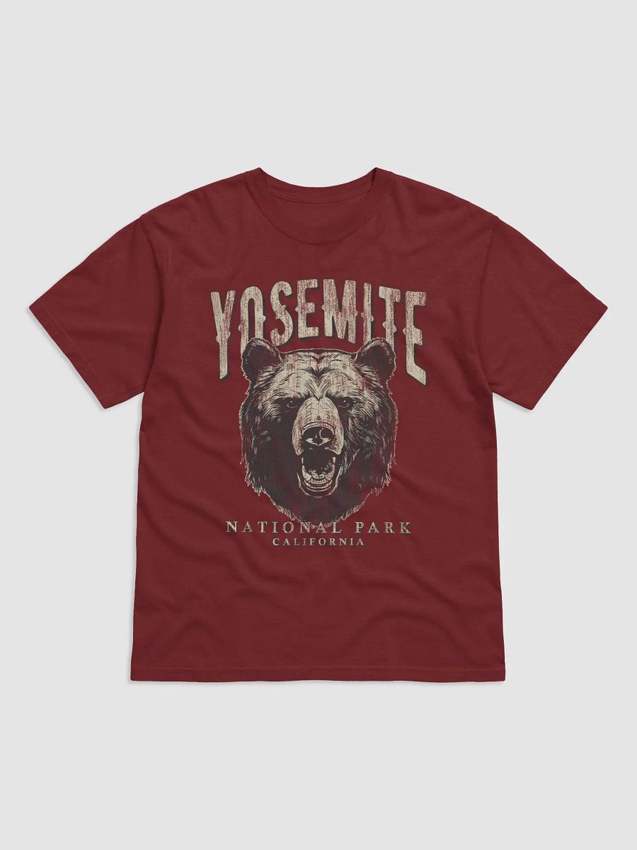 Yosemite National Park, California Tee | Vintage-Style Grunge Western Shirt with a Bear's Head product image (12)