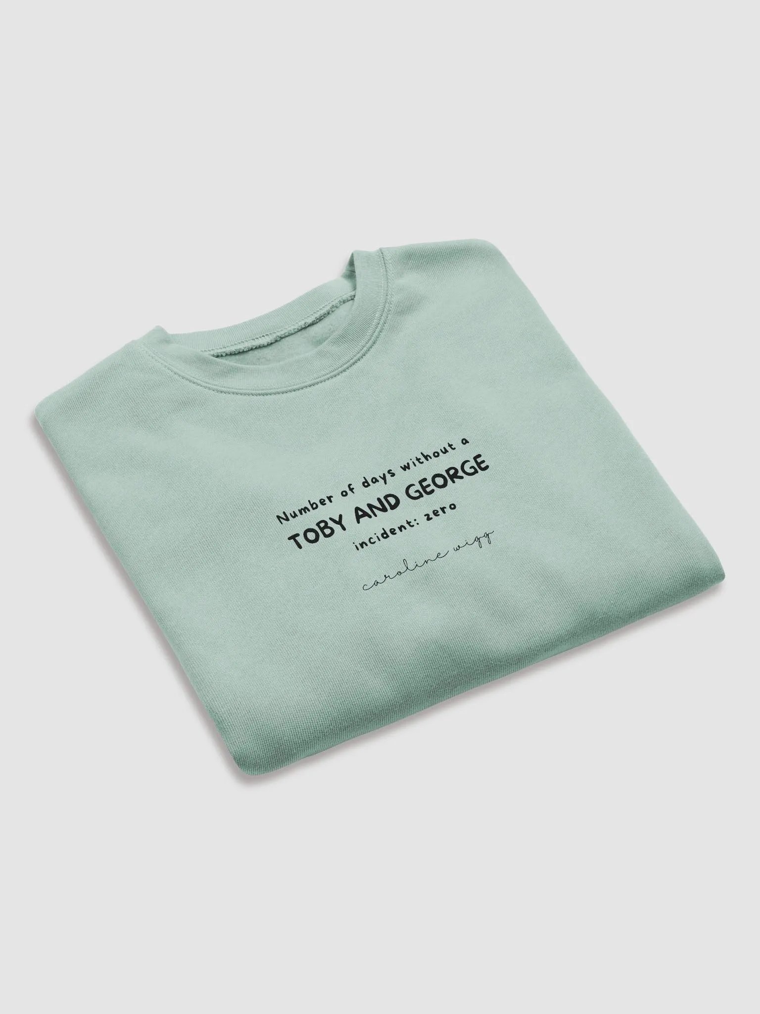 Toby and George Incident Crop Sweatshirt - Light Colours product image (7)