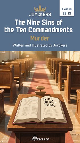 The Nine Sins of the Ten Commandments: 5. Murder | Exodus 20:13 Explained #Joyckers

In this video, we explore the Bible’s co...