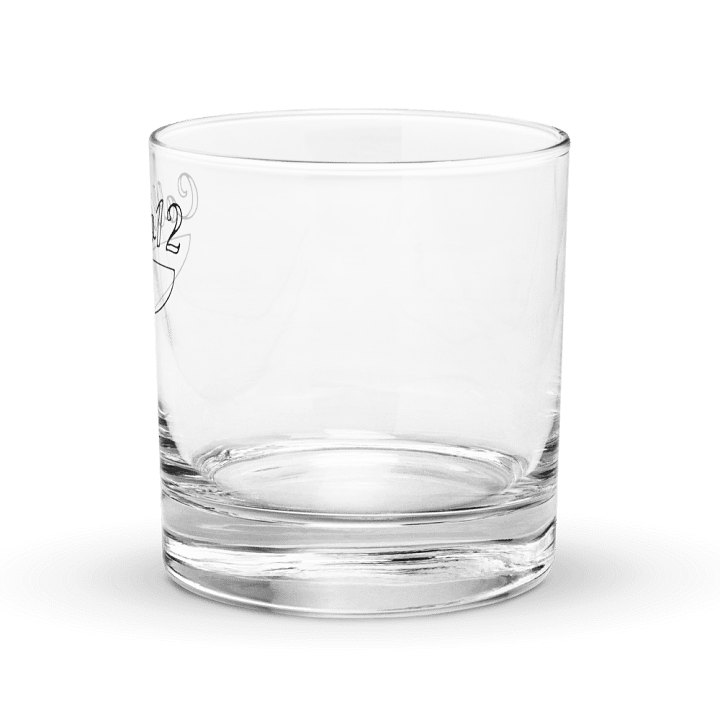 Collino12 Black Logo Rocks Glass product image (2)