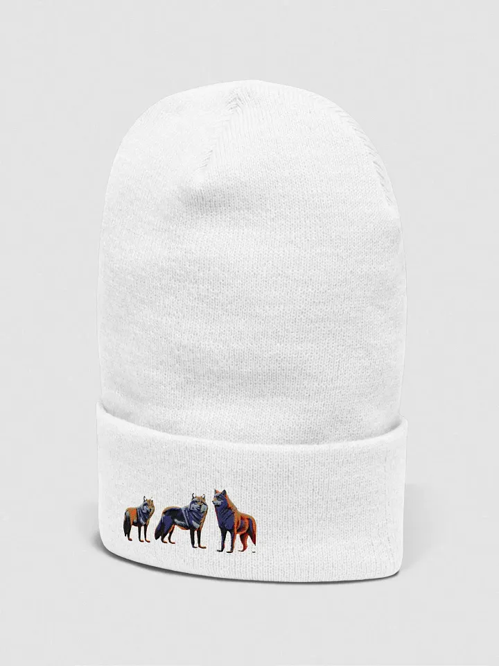 Embrace the Wilderness with the Yupoong Wolf & Bear Cuffed Beanie product image (42)