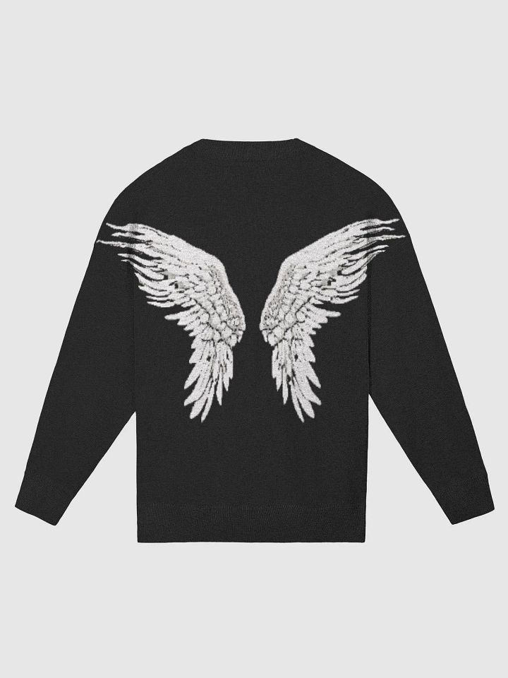 Weak Of Wanting 'Angel Wings' knitted Jumper (Front & Back Print) product image (2)