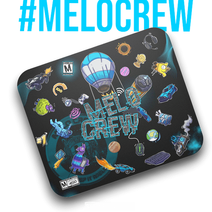 #MELOtober 2024 Personalized MELO CREW Chaos - Mouse Pad | #MadeByMELO product image (1)