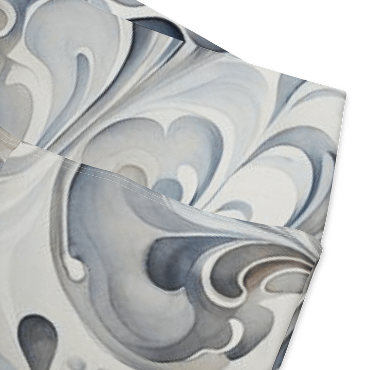 Gray Fractals Flare Leggings product image (2)
