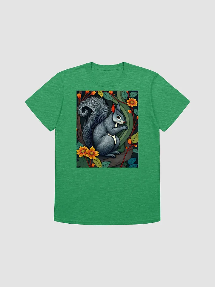 Whimsical Squirrel Branch T-Shirt product image (1)