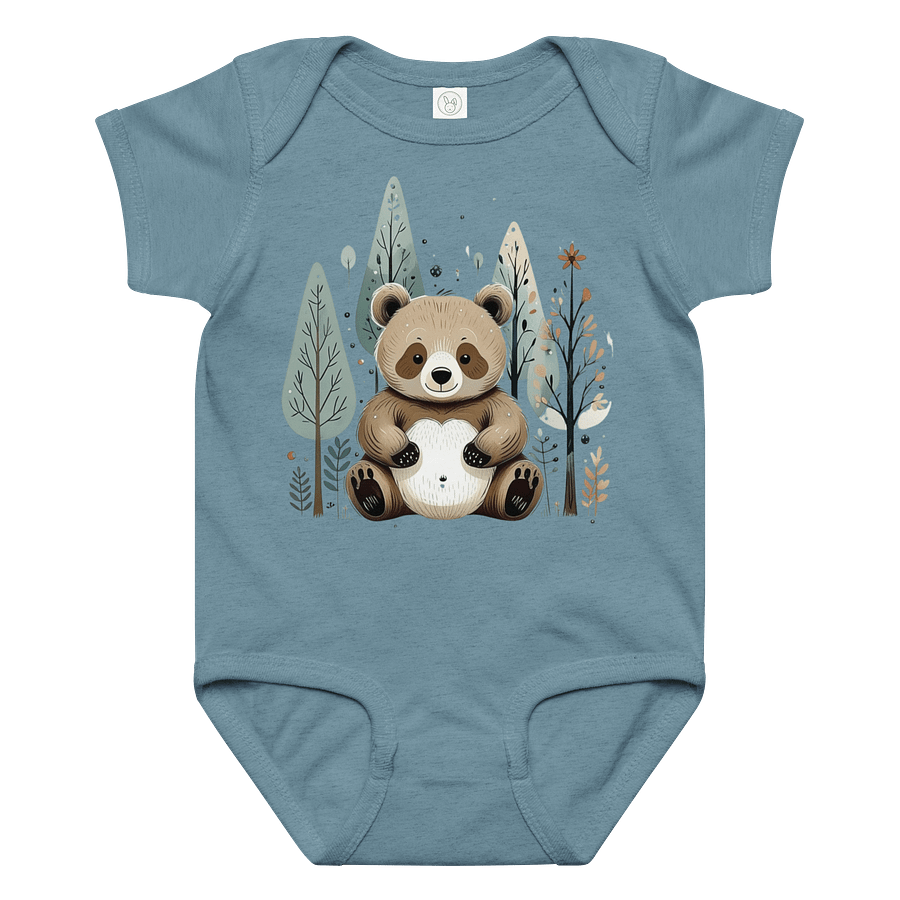Whimsical Bear Baby Bodysuit product image (1)