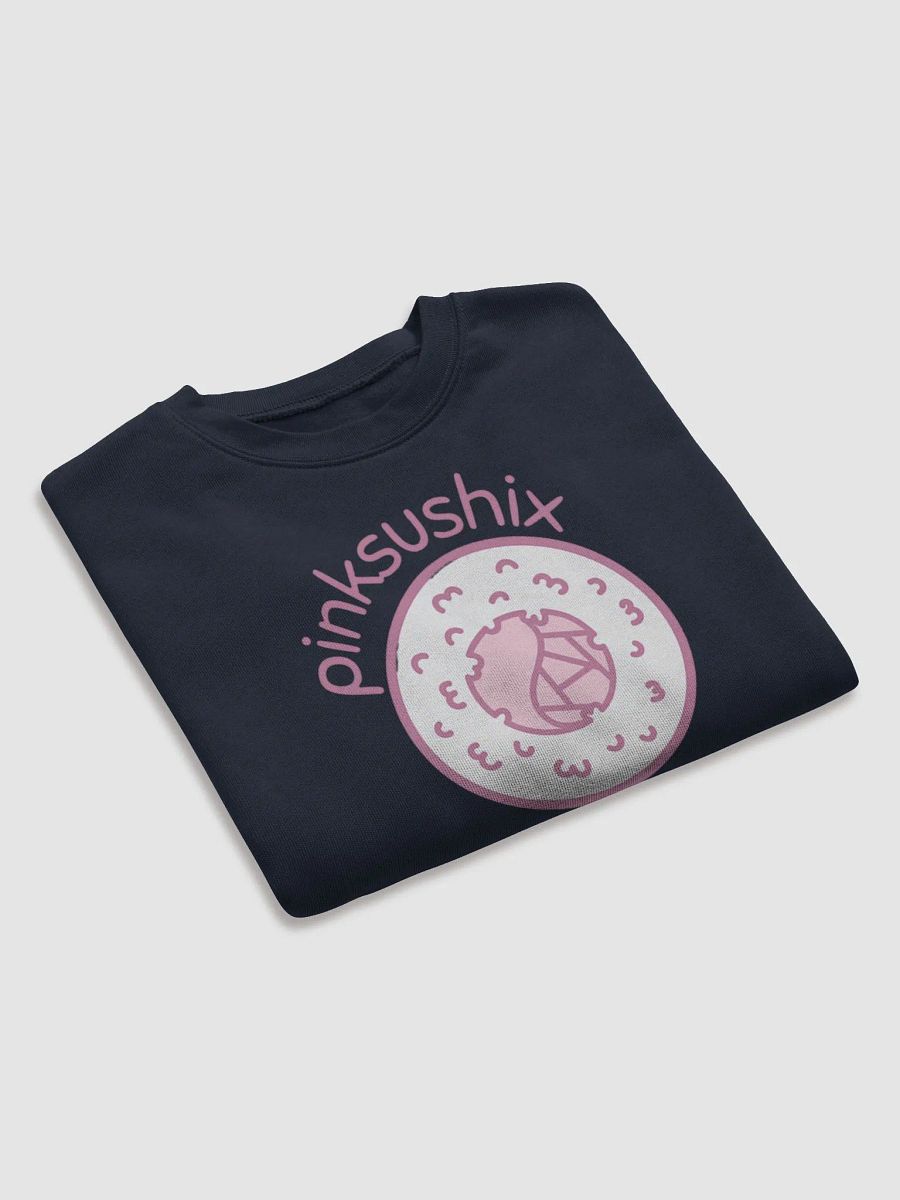 Women's Fleece Cropped PinkSushix Logo Sweatshirt product image (10)