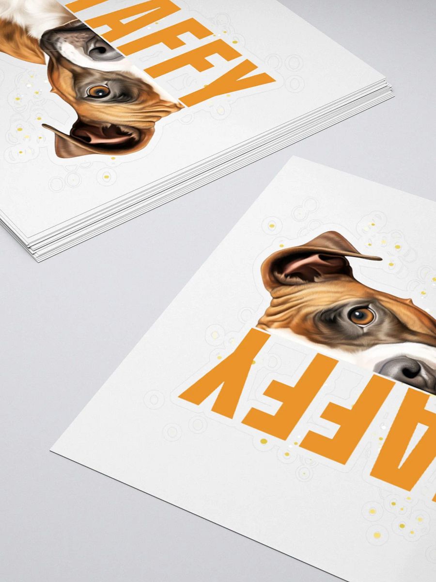 Half Face Staffy Sticker product image (5)
