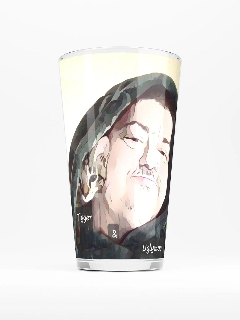 Moo & Tigger Glass