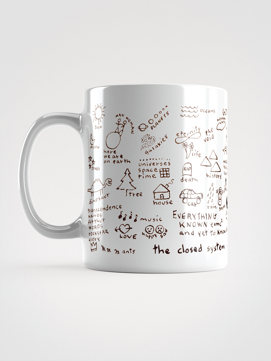 The Closed System White Glossy Mug product image (6)