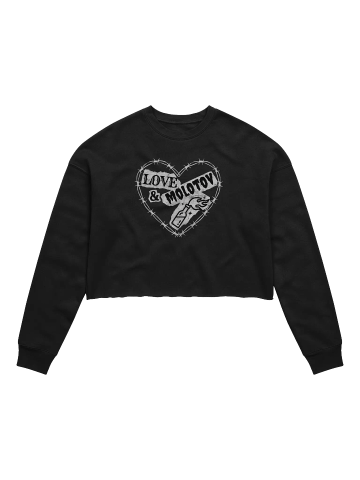 Love & Molotov Signature Design Crop Sweatshirt product image (1)