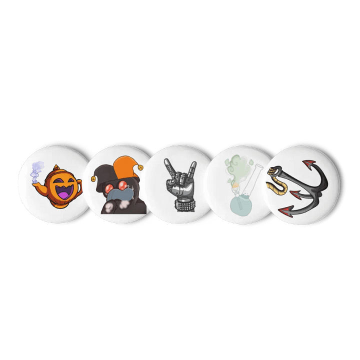 PlagueJesterSky Pins Set product image (3)