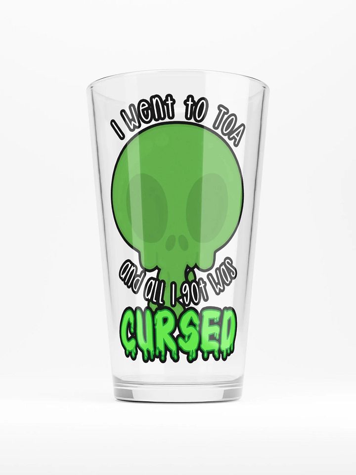 All I Got Was Cursed - Hunter - Pint Glass product image (1)