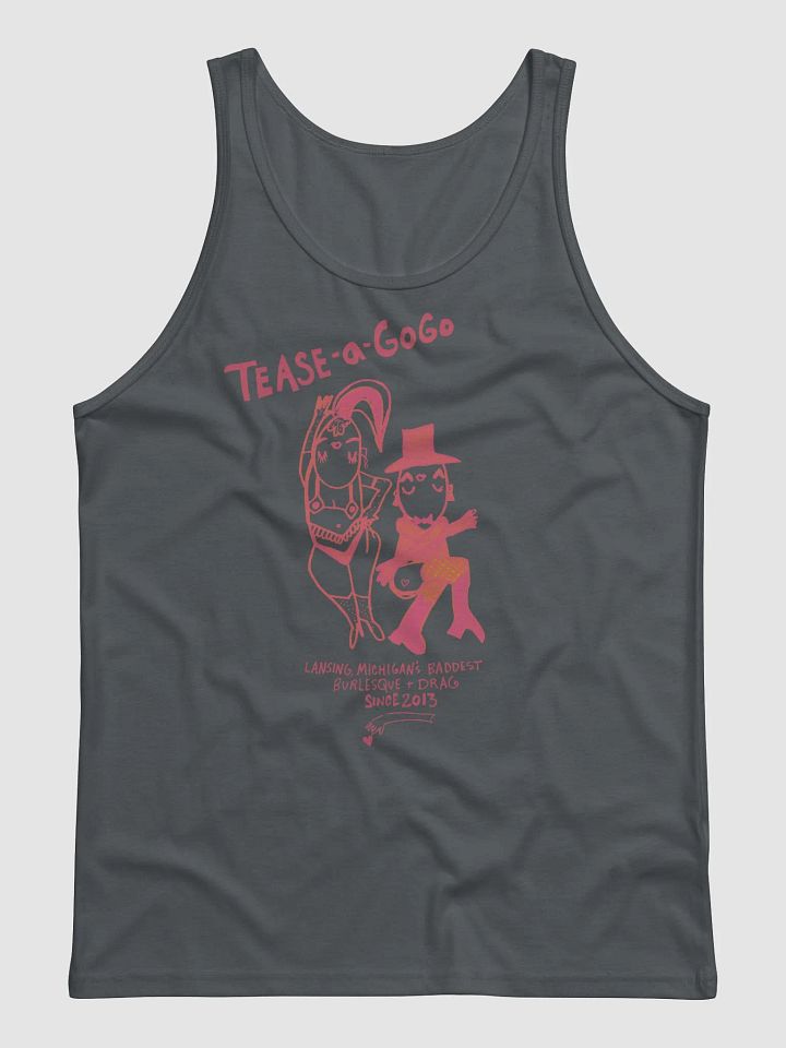 Tease A GoGo Pink Logo and Illustration Tank product image (3)