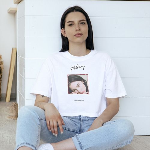 Show your love for Gracie Abrams' debut with the Minor Gracie Abrams T-shirt, inspired by the heartfelt EP that started it al...