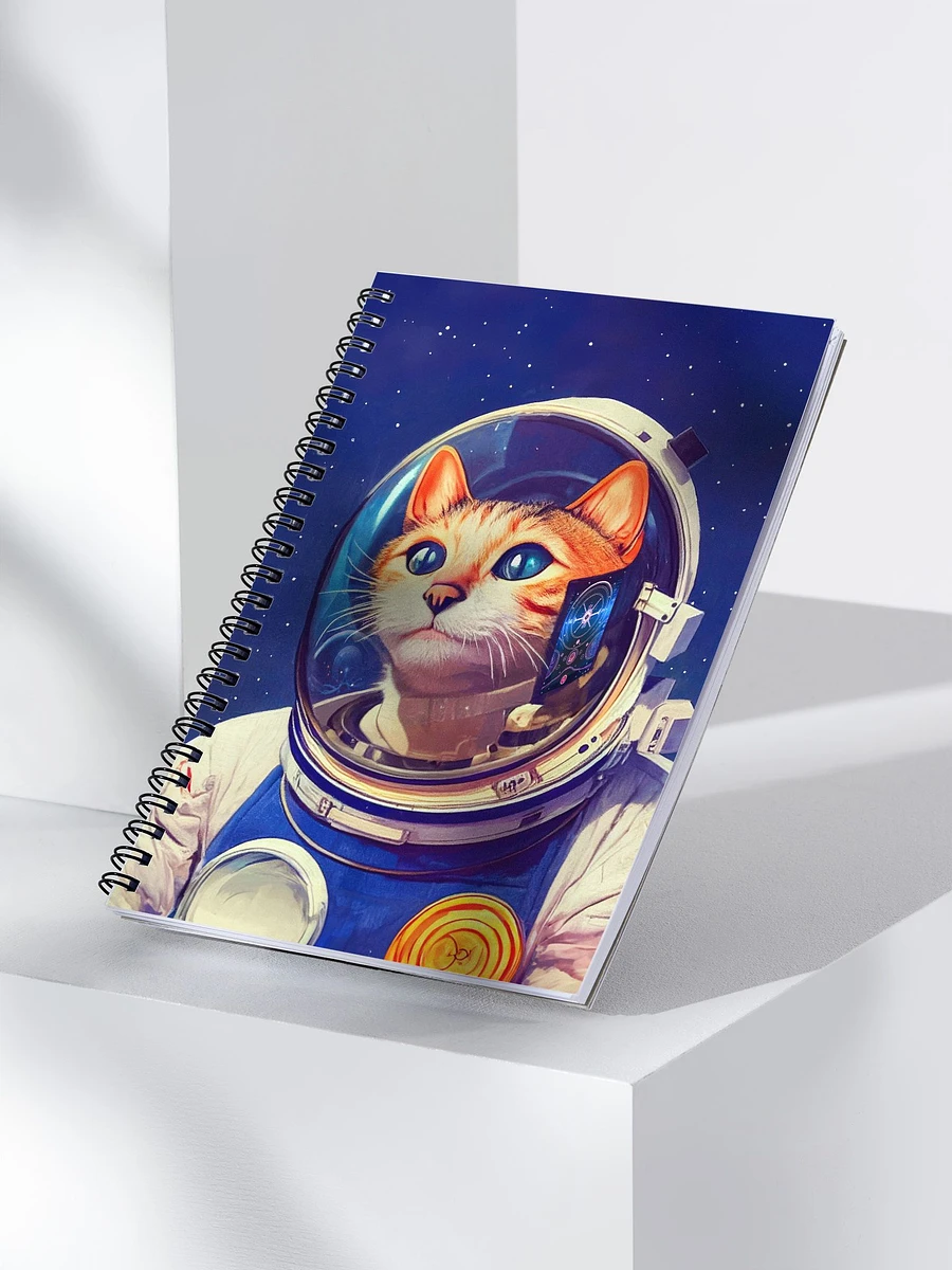 James Tiberius Cat - Astronaut Spiral Notebook product image (3)