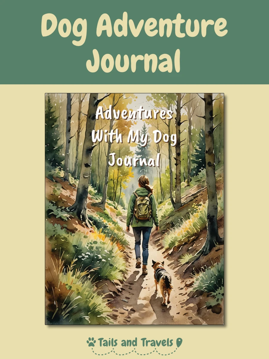 Printable Dog Adventure Journal - Single Woman On Cover product image (1)