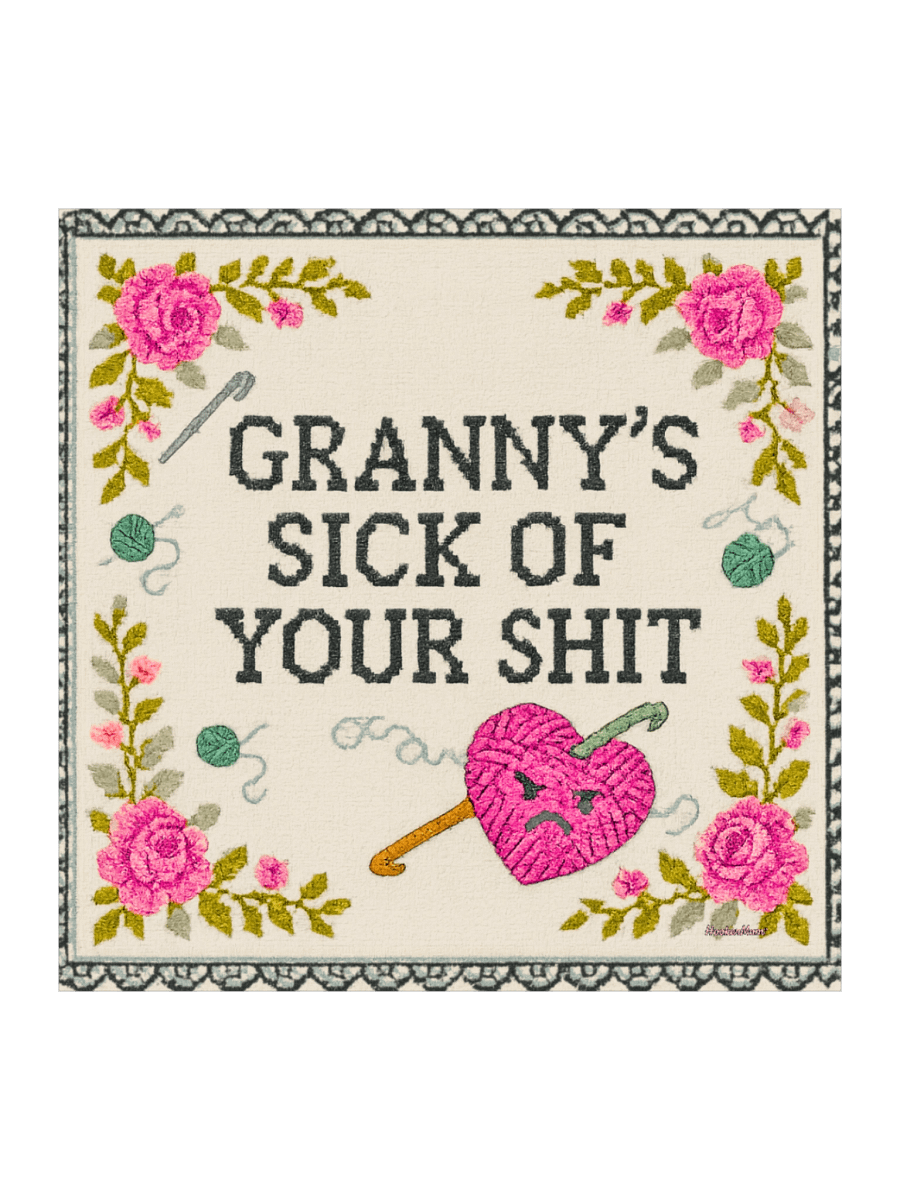 Granny’s Sick of Your Shit – Hooker Mom™ Sticker product image (1)
