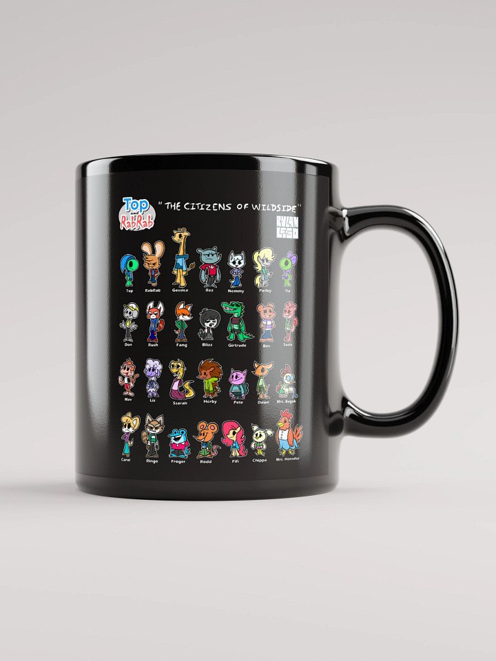 Top and RabRab Wildside Citizens Black Mug product image (1)