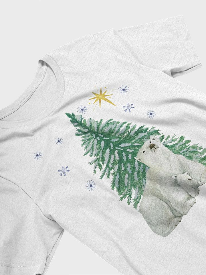 Arctic christmas polar bear mom and cub T-Shirt product image (2)