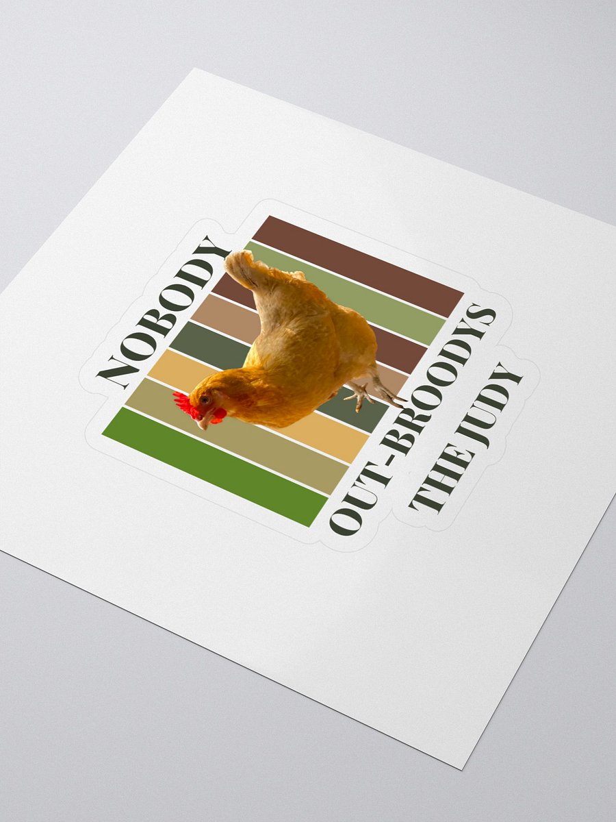 Nobody Out-Broodys the Judy Sticker product image (3)