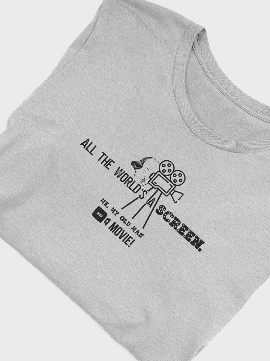 All the World's a Screen Tee (dark font) product image (35)