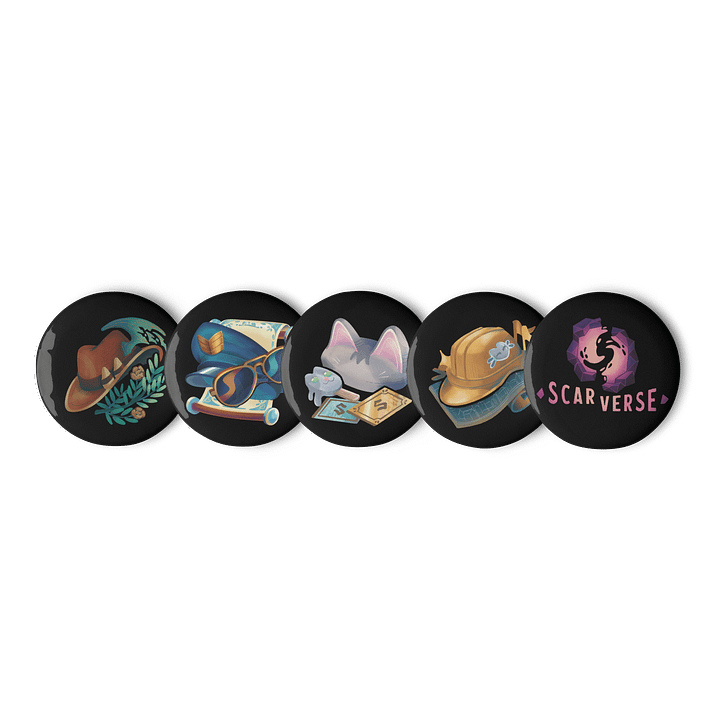 ScarVerse Themeparks & Zoos Buttons product image (2)