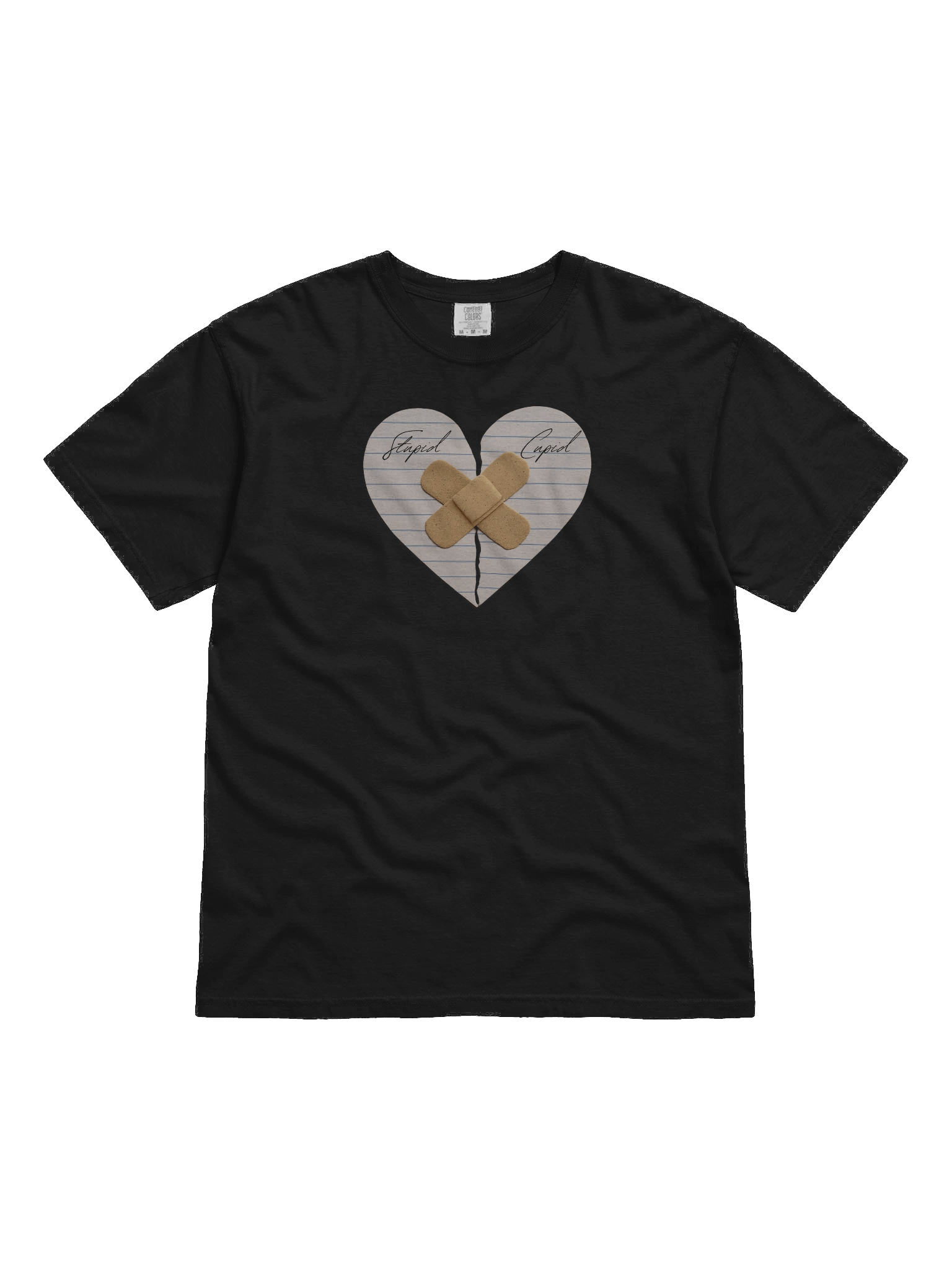 Stupid Cupid Paper Heart T-Shirt product image (2)
