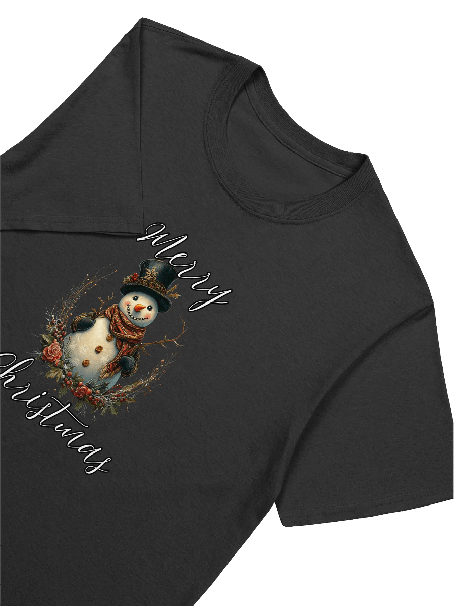 Merry Christmas Vintage Snowman Unisex T-Shirt product image (11)