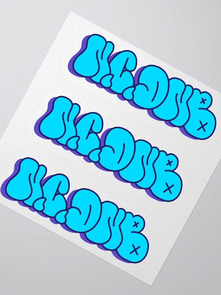Graffiti Glam Kiss Cut Stickers product image (6)
