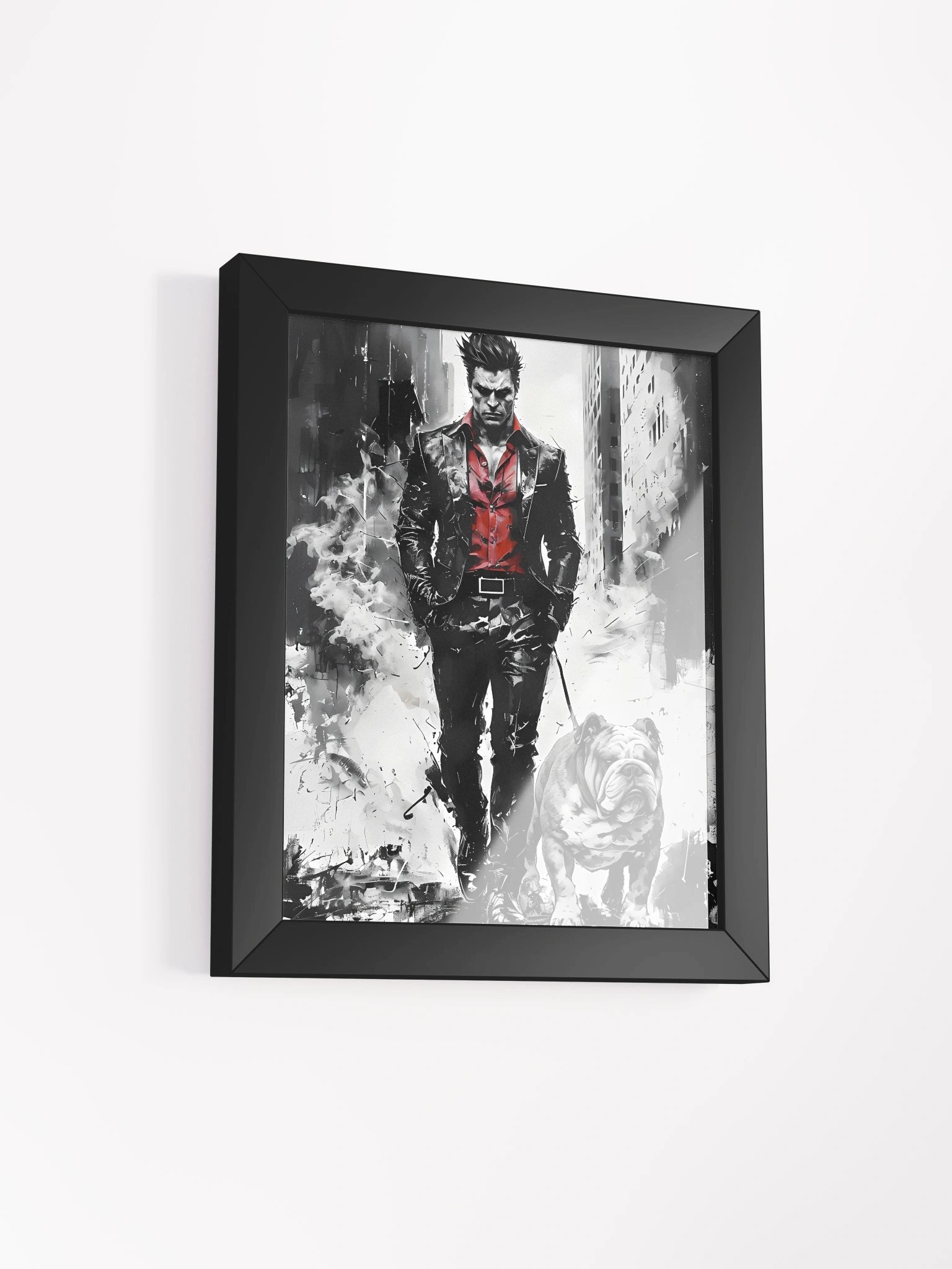 Urban Bulldog Walker Framed Poster product image (3)