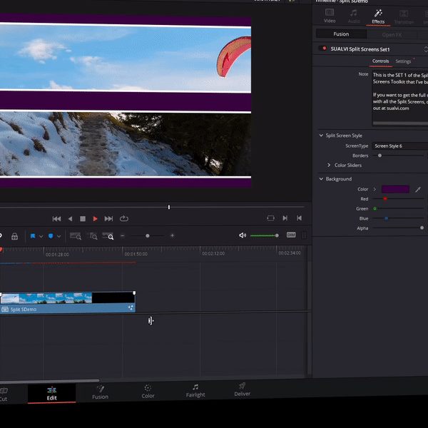 Split Screens Toolkit
