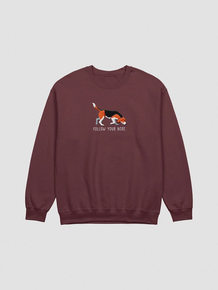 Follow Your Nose Sweatshirt (Embroidered) of a Beagle product image (7)