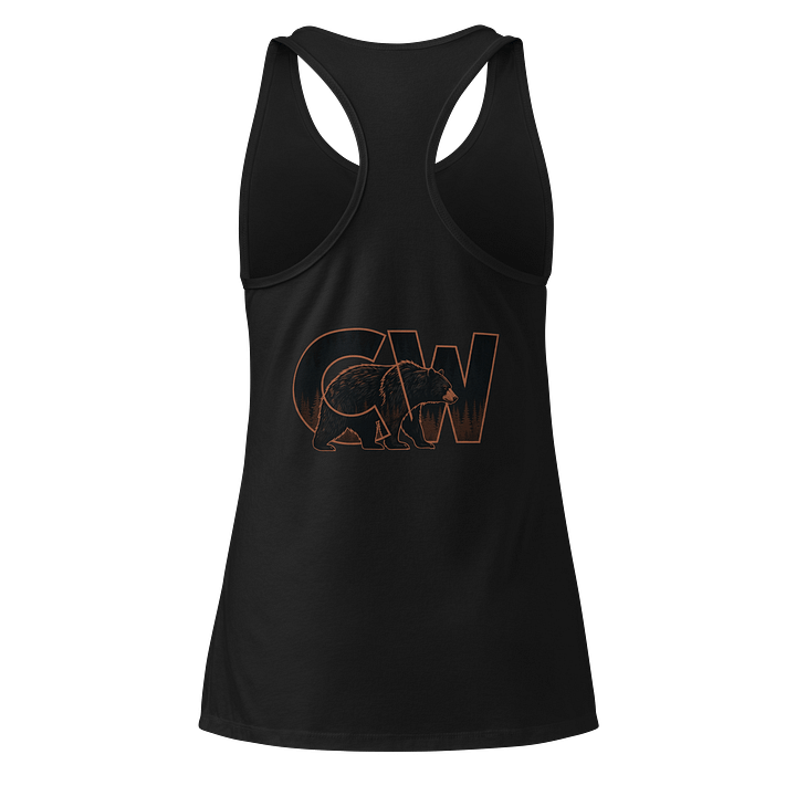 Happy Black Bear Day Racerback Tank product image (6)