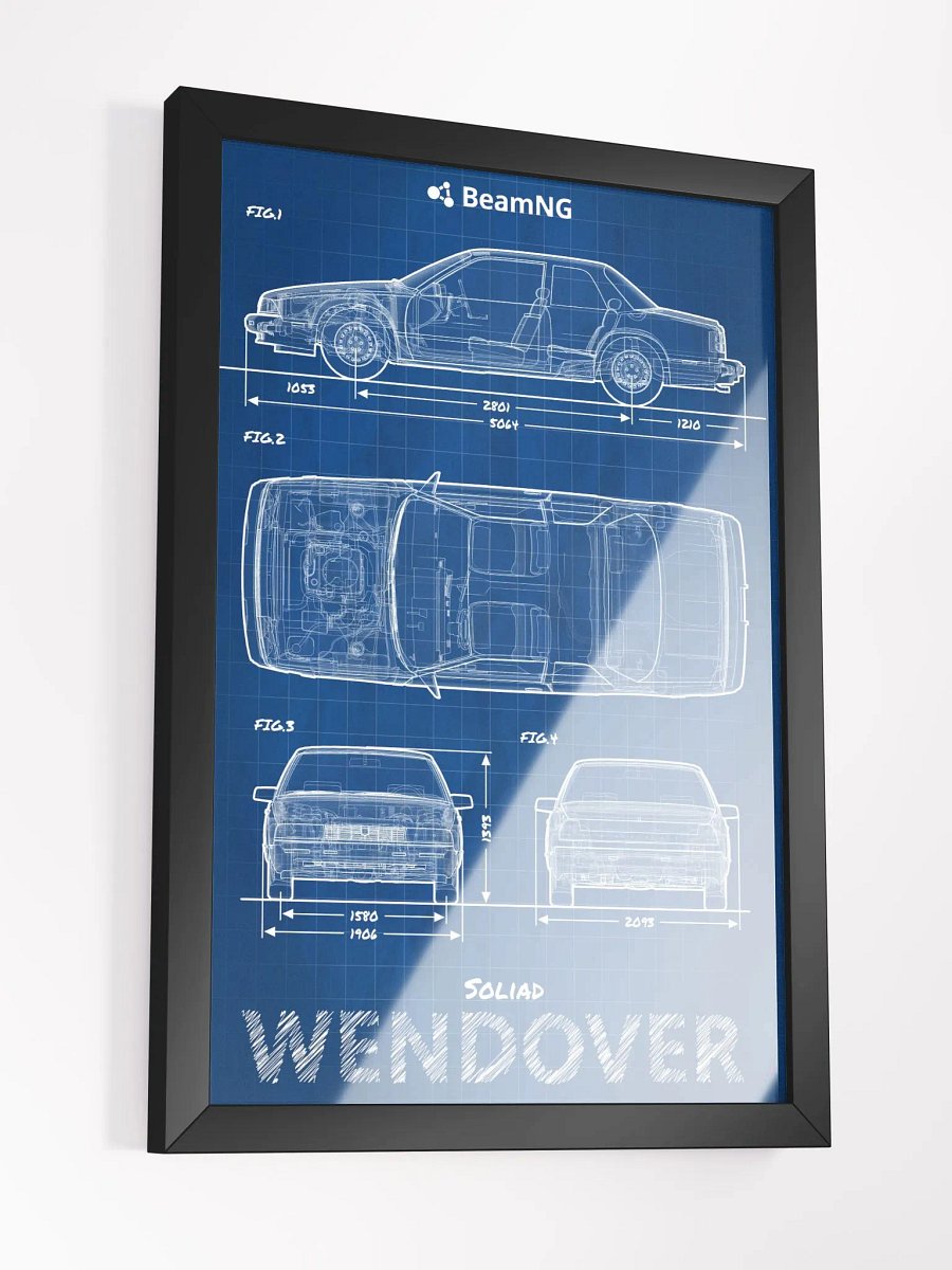 Framed Poster: Soliad Wendover Blueprint product image (2)