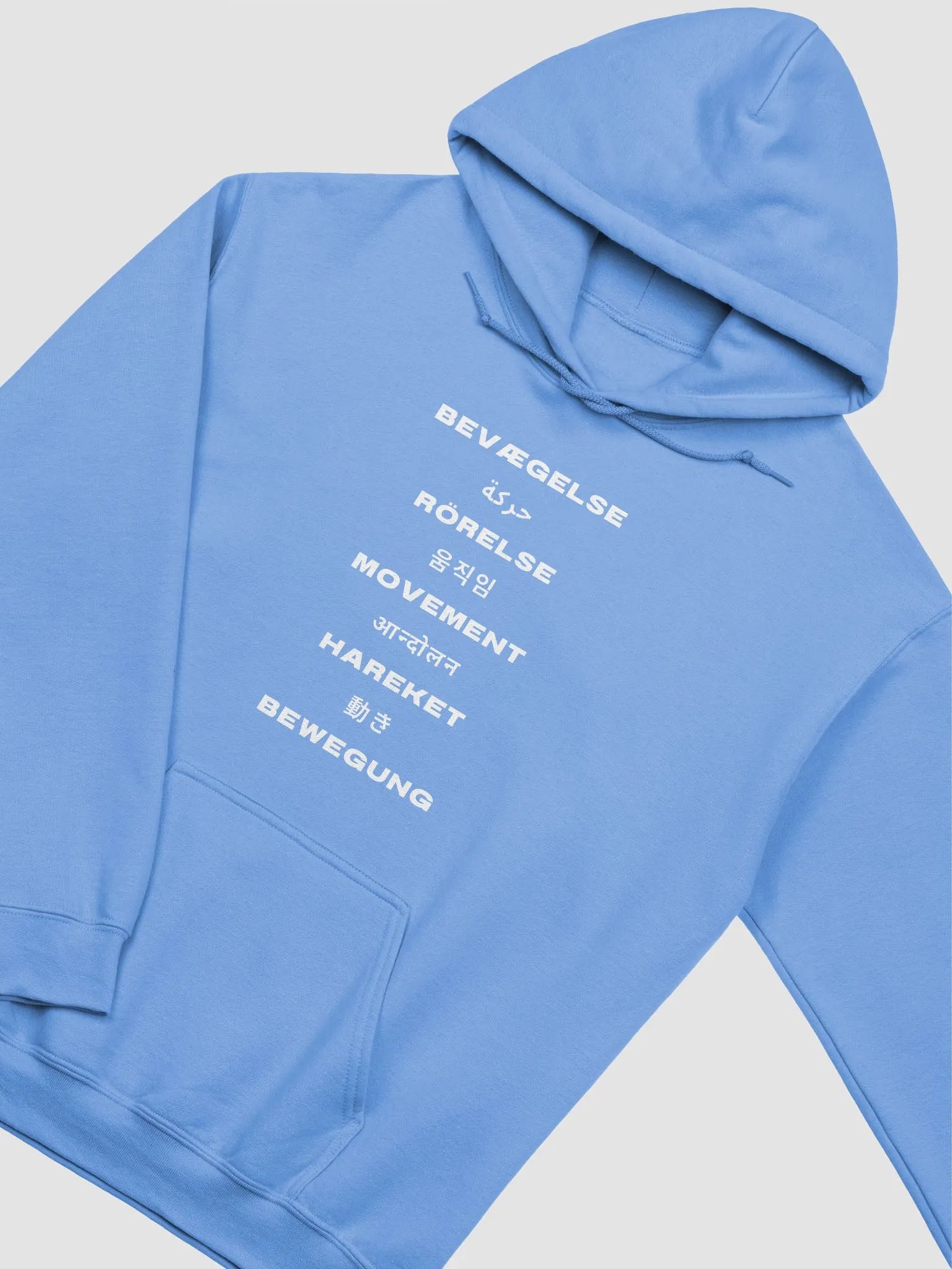 International Movement Hoodie - Carolina Blue product image (3)