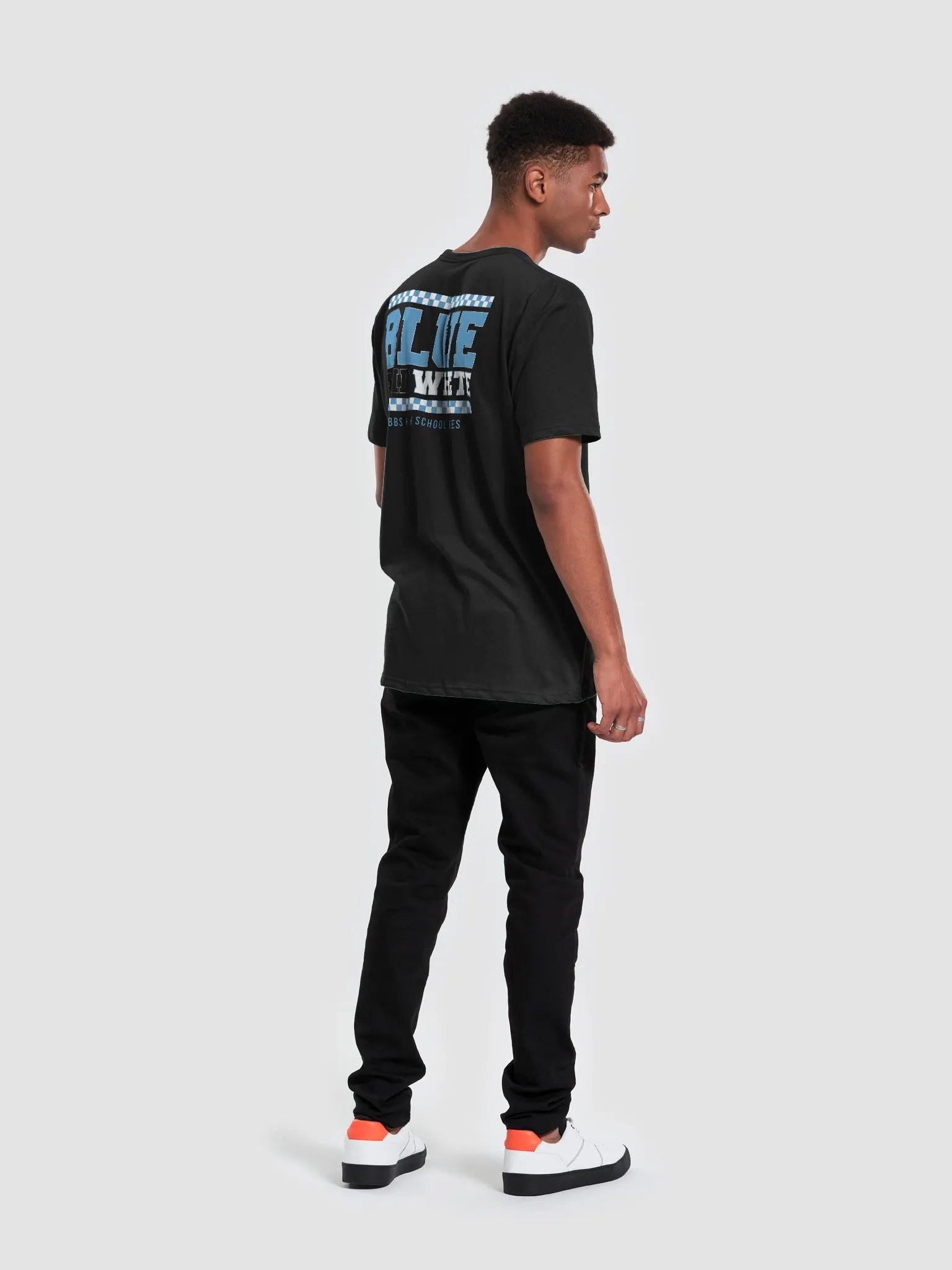 Blue & White Checkered T-Shirt product image (28)