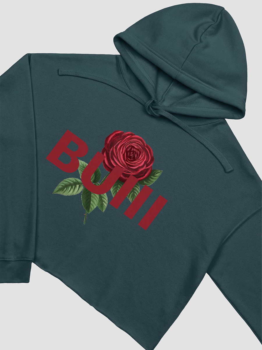 BUIII Logo Rose Fleece Crop Hoodie product image (27)