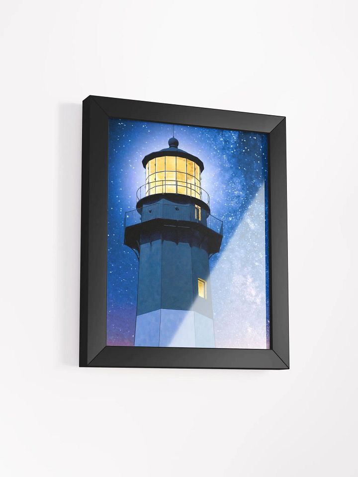 Tybee Island Lighthouse – Starry Night Framed Poster product image (33)