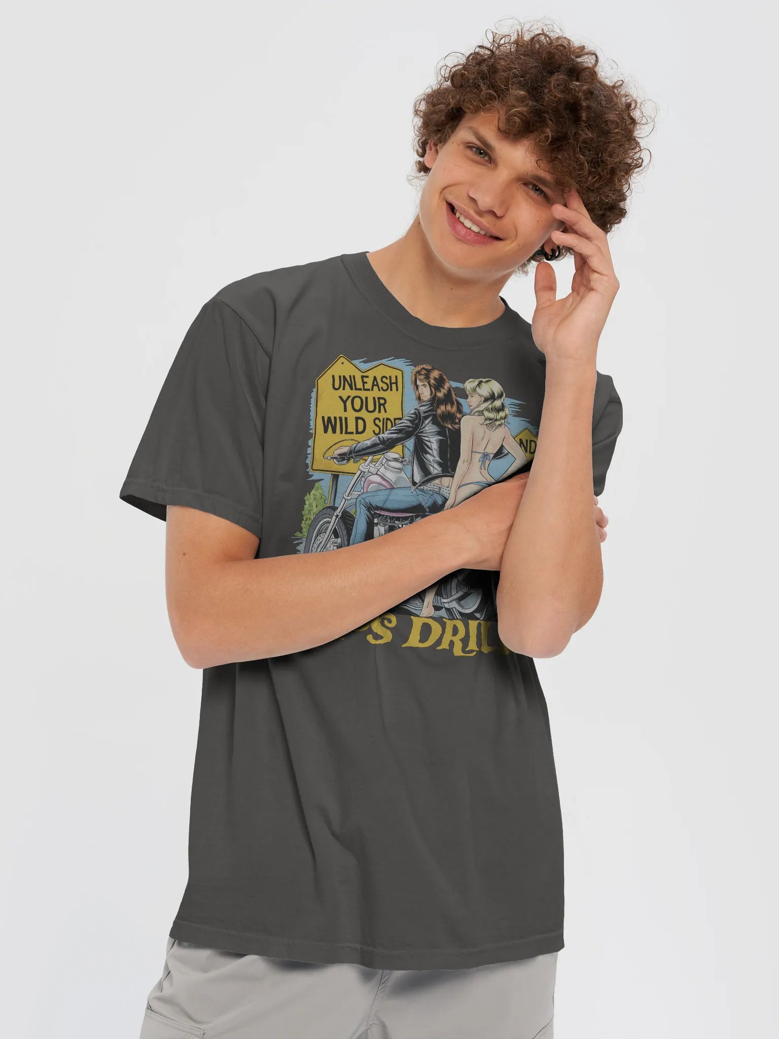 Unleash Your Wild Side, Lips Drill T-Shirt product image (35)