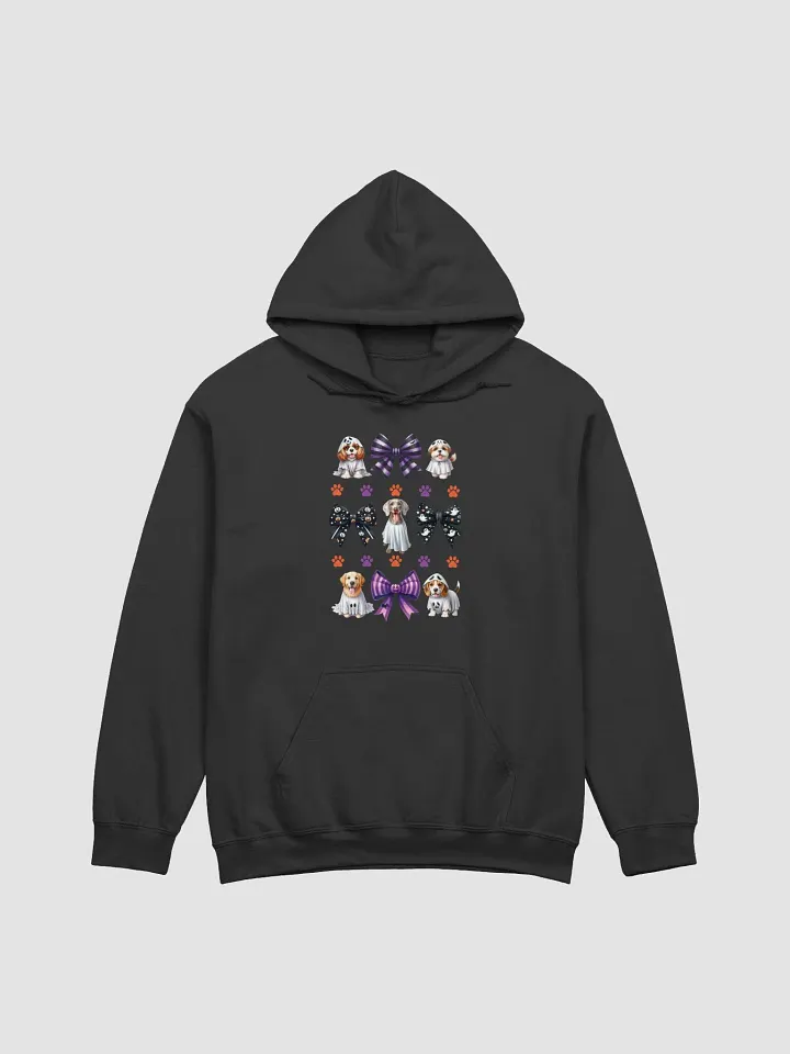Cute Halloween Dog Ghosts and Bows Hoodie Design1 product image (6)